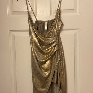 Gold dress
